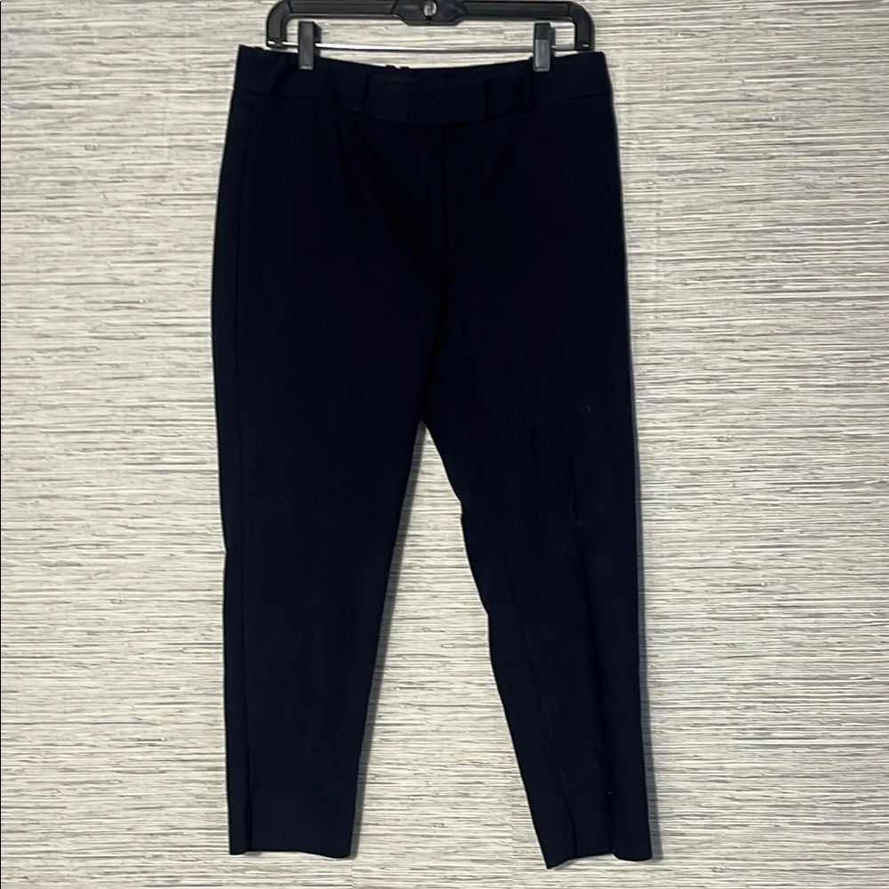 Liz Claiborne Emma Navy Tapered Dress Pants Size 8 (745)